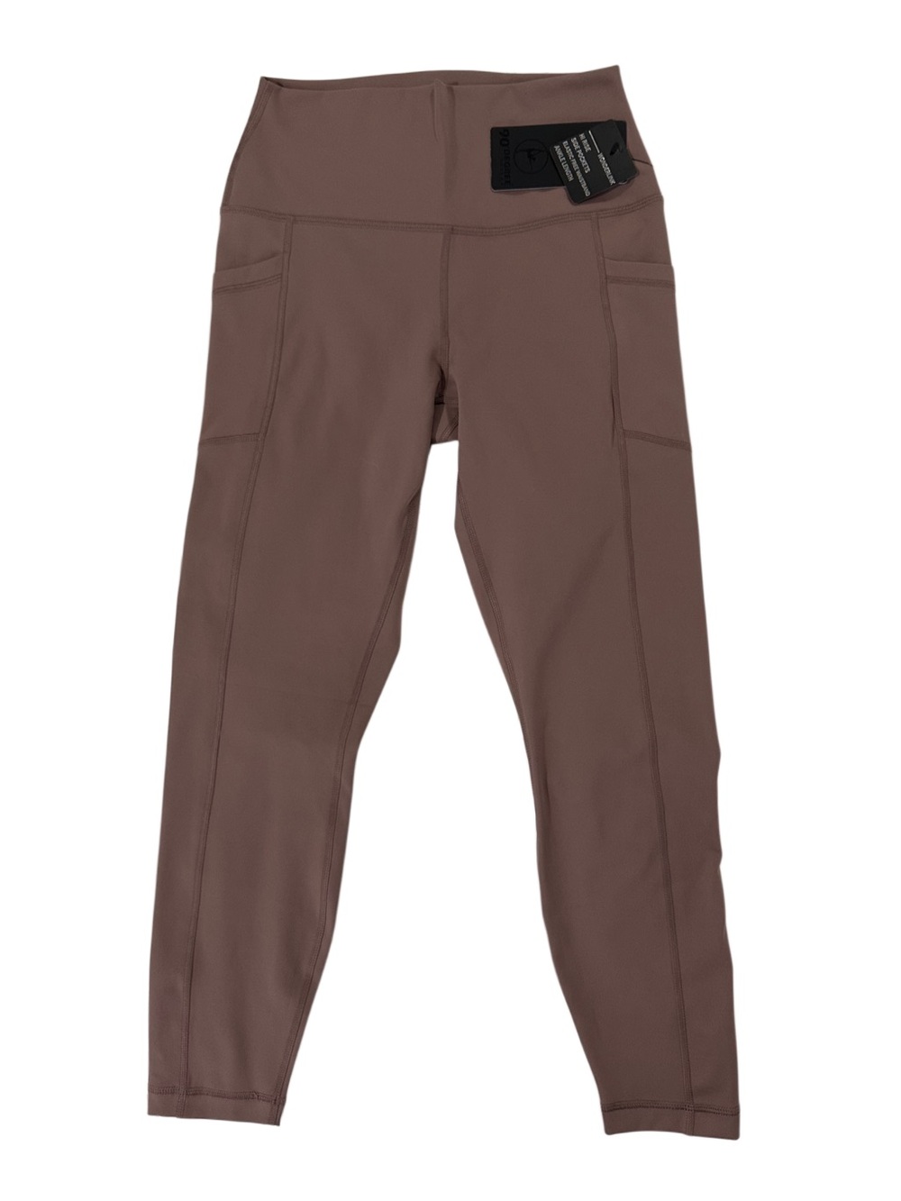90 Degree By Reflex Wonderlink High Rise Leggings Honey Glow L NWT Pockets